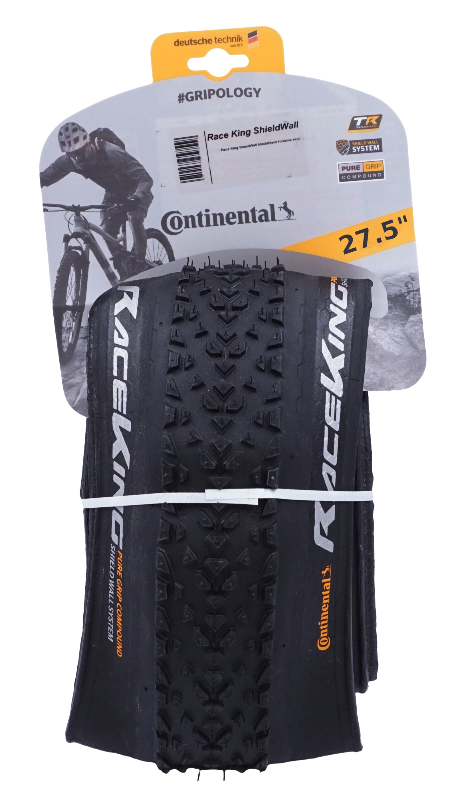 Continental Race King 27.5-inch ShieldWall PureGrip Tubeless Folding Tires - The Bikesmiths