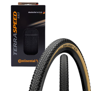 Continental Terra Speed 700c Tubeless BlackChili ProTection Black/Cream Tire - The Bikesmiths