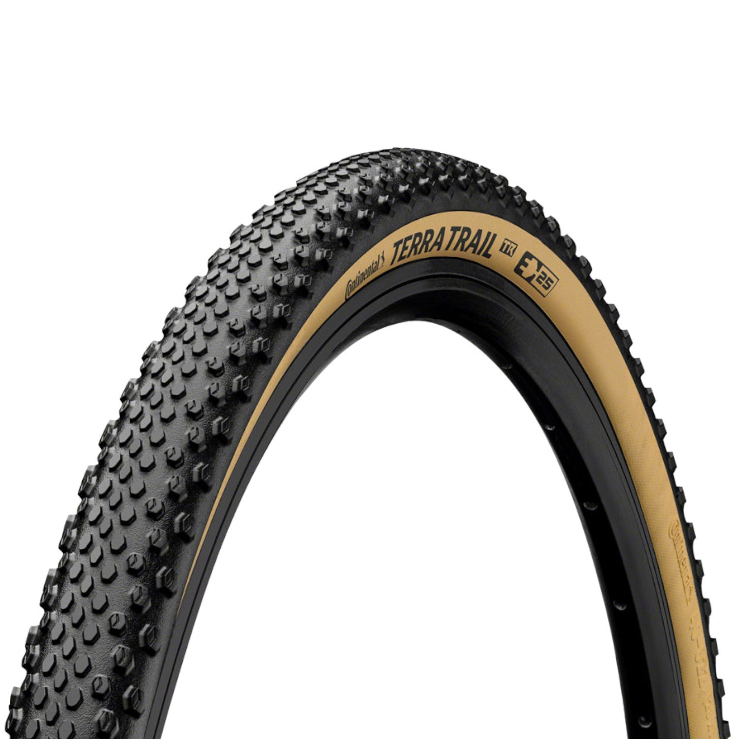 Buy black-cream Continental Terra Trail TR Tubeless Ready CX Gravel Tire