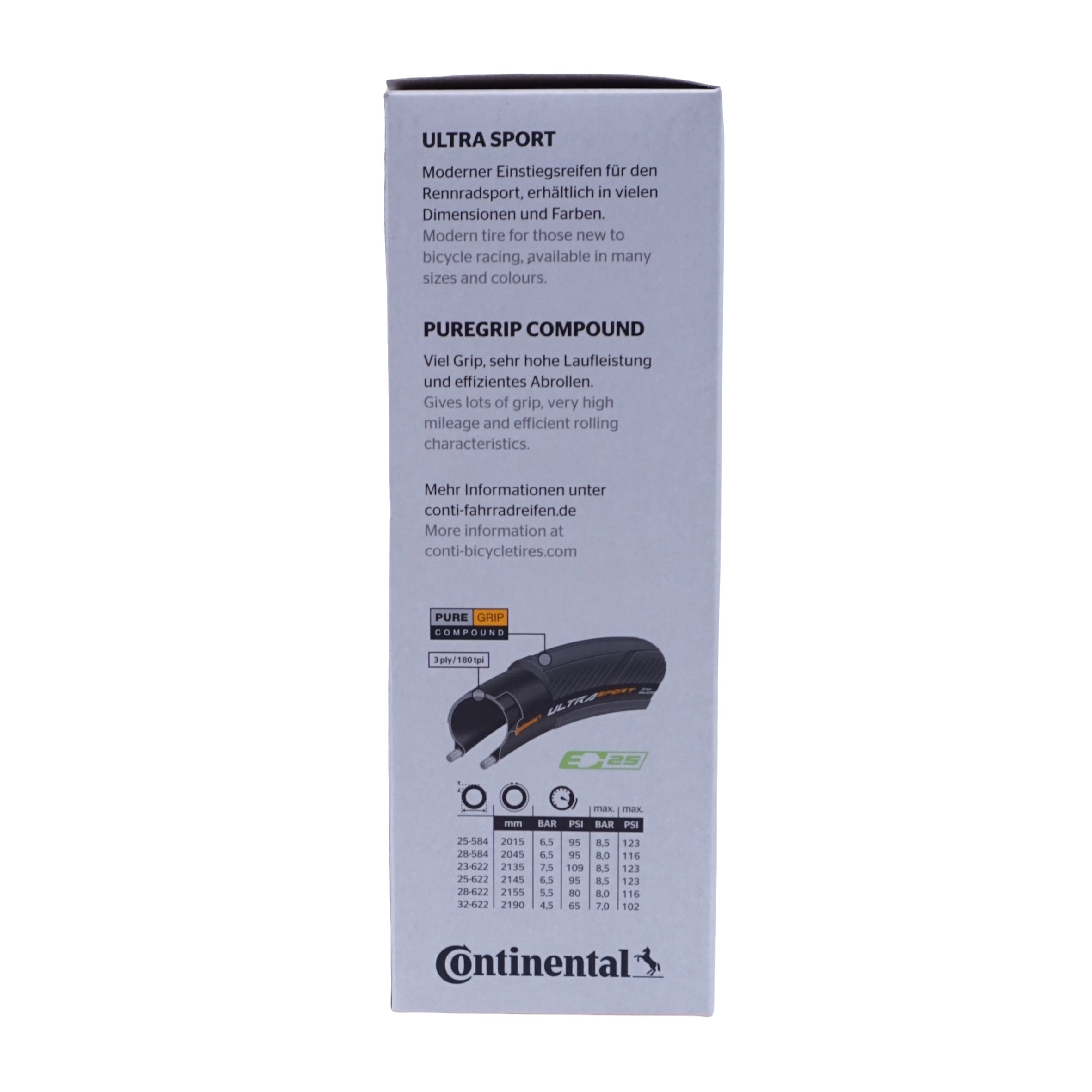 Continental Ultra Sport III 700c Tire Folding PureGrip | The
