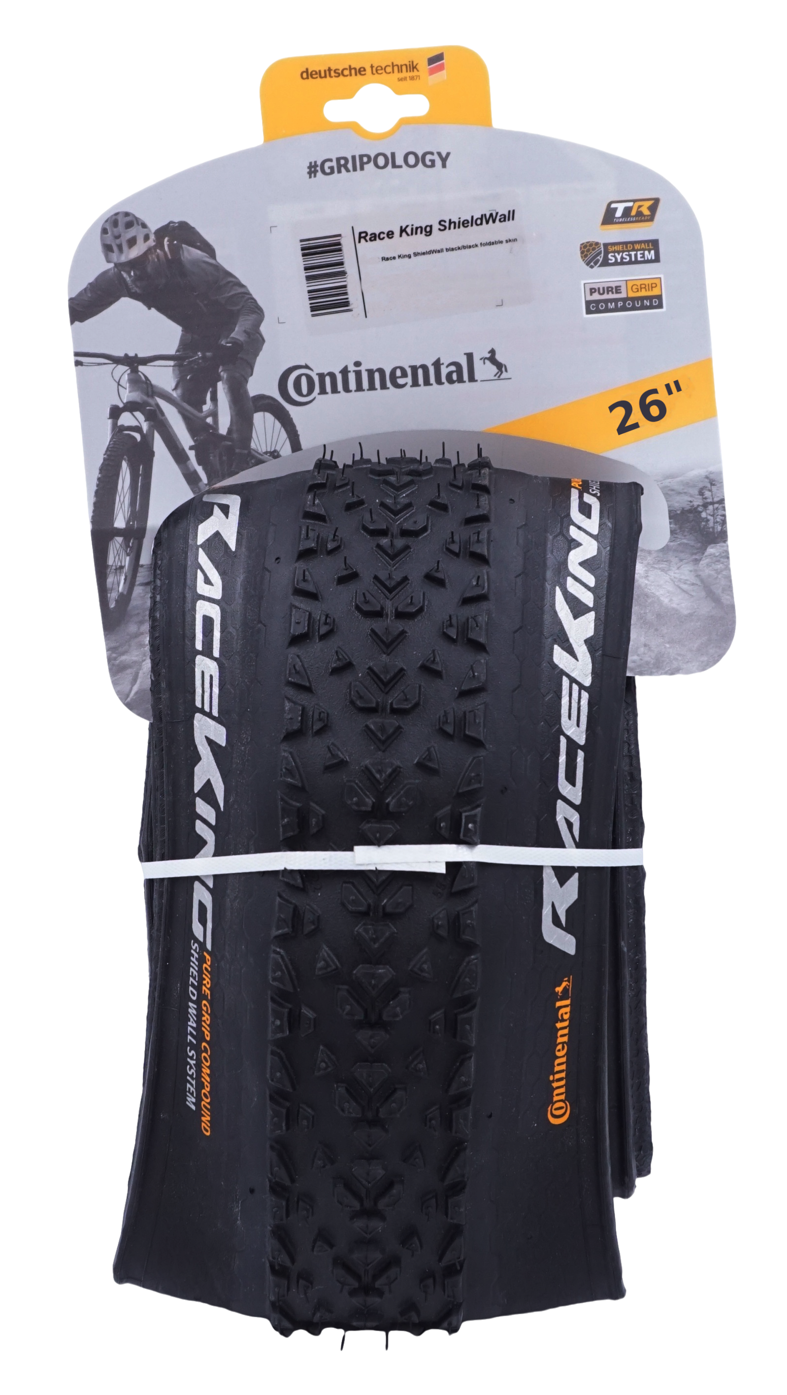 Continental Race King 26-inch ShieldWall PureGrip Tubeless Folding Tires - The Bikesmiths