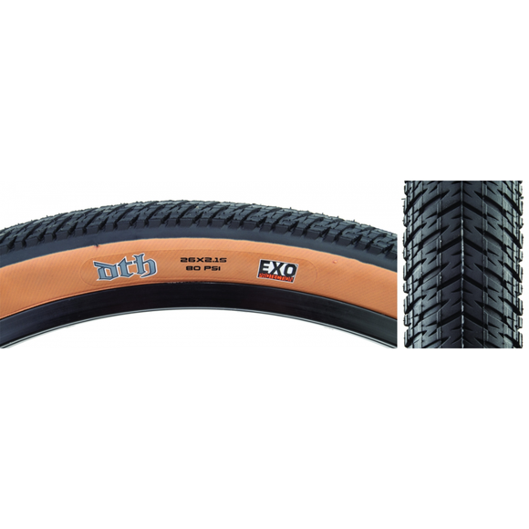 Maxxis DTH 26x2.15 Dark Tanwall SC/EXO Folding Tire