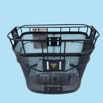Open Box Topeak TB2001 Front Basket w/Fixer-3 Black