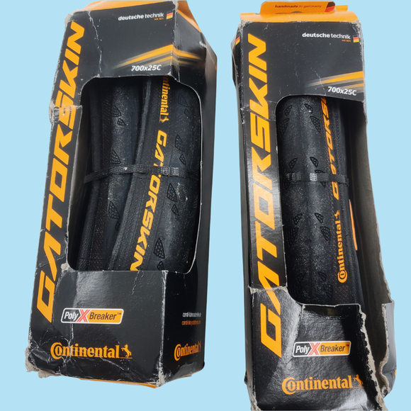 Open Box Continental Gatorskin 700x25 Folding Tires PAIR