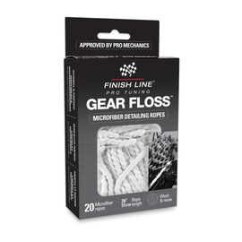 Finish Line Gear Floss 20 Microfiber Rope Cleaner