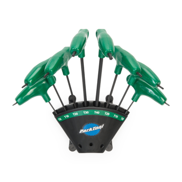 Park Tool PH-T1.2 P-Handle Shaped Torx Wrench Set w/Holder - The Bikesmiths