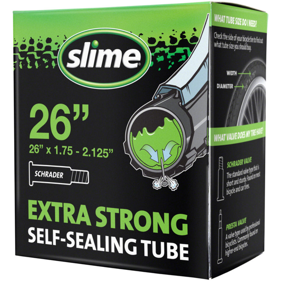 Slime Self-Sealing 26x1.75-2.125 48mm Schrader Tube