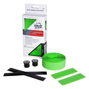 Planet Bike Gel Cork Tape Fluorescent Green (#5093) FSA