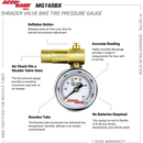 Meiser Accu-Gage MG160BX Schrader Gauge w/Bleeder-3