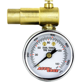 Meiser Accu-Gage MG160BX Schrader Gauge w/Bleeder Meiser