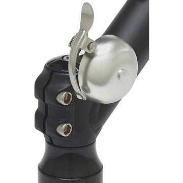 Mirrycle Striker Ahead Cap Bicycle Bell (Silver) Mirrycle