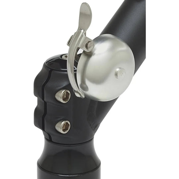 Mirrycle Striker Ahead Cap Bicycle Bell (Silver) Mirrycle