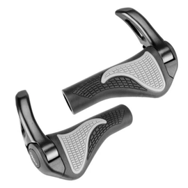 Hafny HF101 Ergonomic Grips w/ Alloy Bar End Clamps
