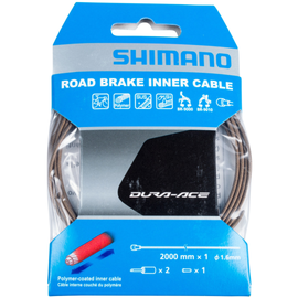 Shimano Dura-Ace BC-9000 Polymer-Coated Stainless Steel Road Brake Cable 1.6 x 2050mm - 0