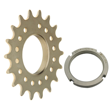 Mr Control TRST CroMo 3/32" Pro Track Cog and lockring