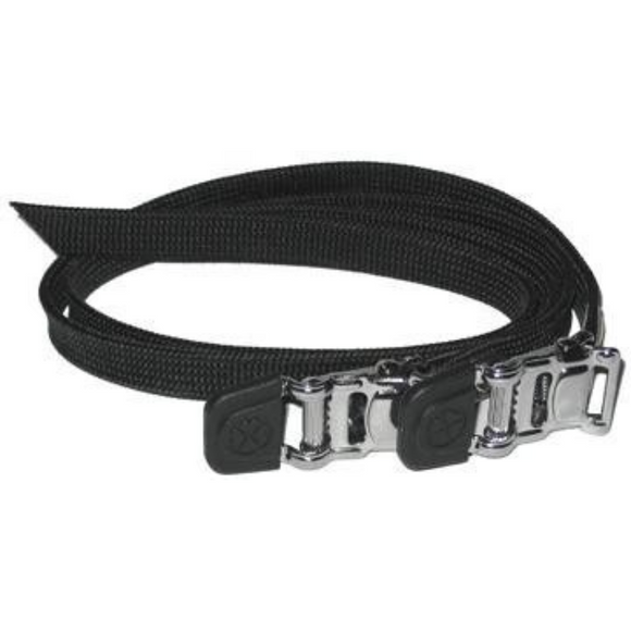 Cyclists Choice VP-704WL Black Nylon Toestraps