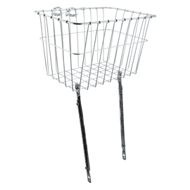 Wald 1352 Front Basket with Adjustable Legs Silver - 0