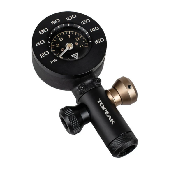 Topeak TAB-G+ Airbooster G+ CO2 Inflator & Pump w/Gauge