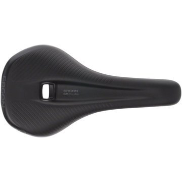 Ergon SM-PRO Men's Stealth MTB Saddle Narrow w/Indent S/M Black - The Bikesmiths