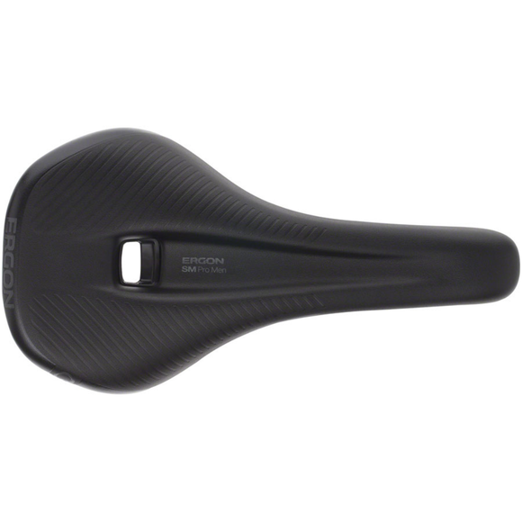 Ergon SM-PRO Men's Stealth MTB Saddle Narrow w/Indent S/M Black
