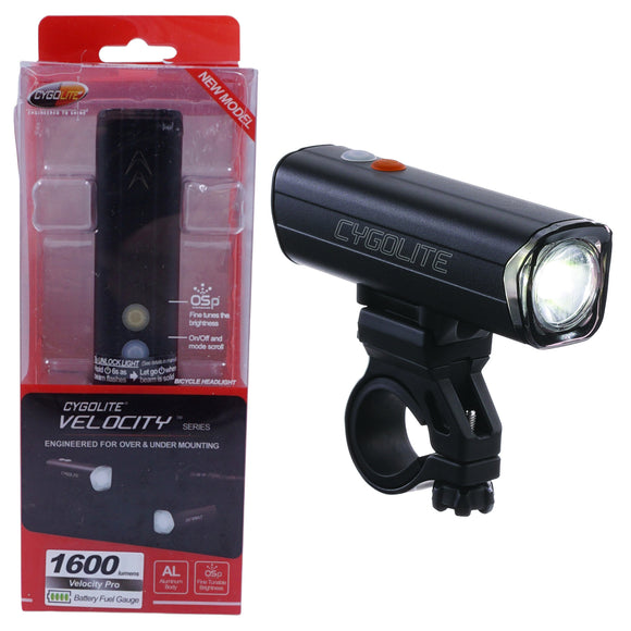 Cygolite Velocity Pro 1600 Lumens Headlight - The Bikesmiths