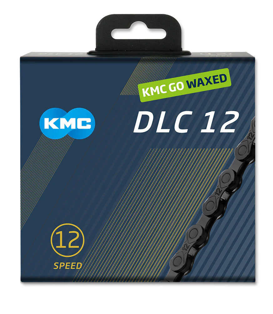 PYC P1201 12s用 DLC チェーン 黒 (126L) KMC DLC 12-Speed Waxed Chain 126L | The Bikesmiths