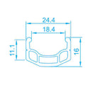 Alex DM18 26-inch 10x135 Quick Release Rear Freewheel Type Wheel for Mountain bike-5