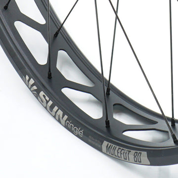 Sun Ringle Mulefut 80SL V2 26-inch 9x135 QR FRONT 12x197 TA REAR Tubeless Fat Bike Wheelset Sun Ringle