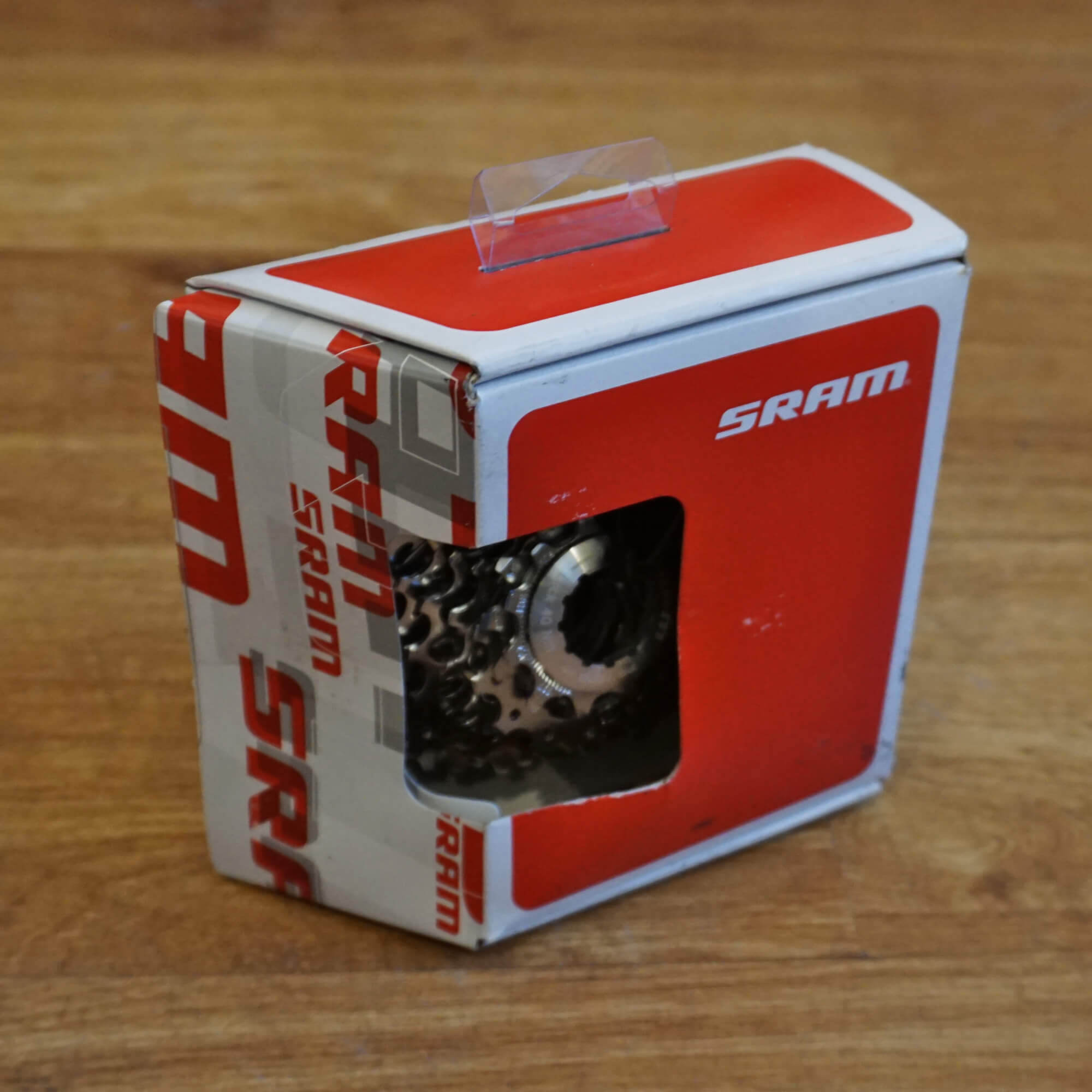 A photo of the Sram PG-1070 10-speed cassette.  There is not damage to the cassette.