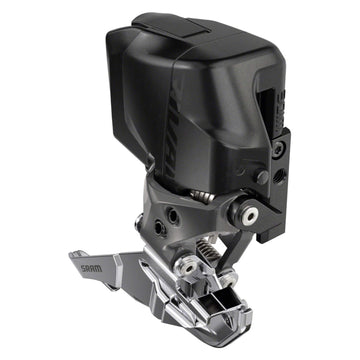 SRAM Rival eTap AXS Wide Front Derailleur - 2x12-Speed, Braze-on, (Battery Not Included), Black, D1 - The Bikesmiths