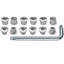 FSA Alloy Torx Mountain Chainring Bolts (12pcs)-3