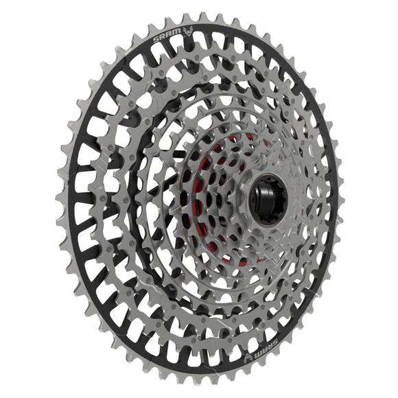 SRAM XX Eagle T-Type XS-1297 Cassette - 12-Speed 10-52t For XD Driver Silver/Black