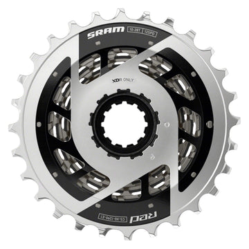 SRAM RED XG-1290 Cassette - 12-Speed, For XDR Driver Body, E1 SRAM