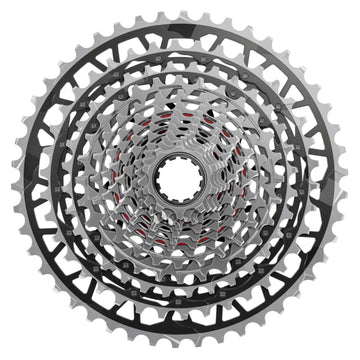 SRAM RED XPLR XG-1391 Cassette - 13-Speed, 10-46t, For XDR Driver, Black/Silver, E1 SRAM