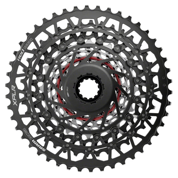 SRAM RED XPLR XG-1391 Cassette - 13-Speed, 10-46t, For XDR Driver, Black/Silver, E1