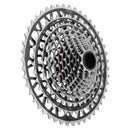 SRAM RED XPLR XG-1391 Cassette - 13-Speed, 10-46t, For XDR Driver, Black/Silver, E1-3