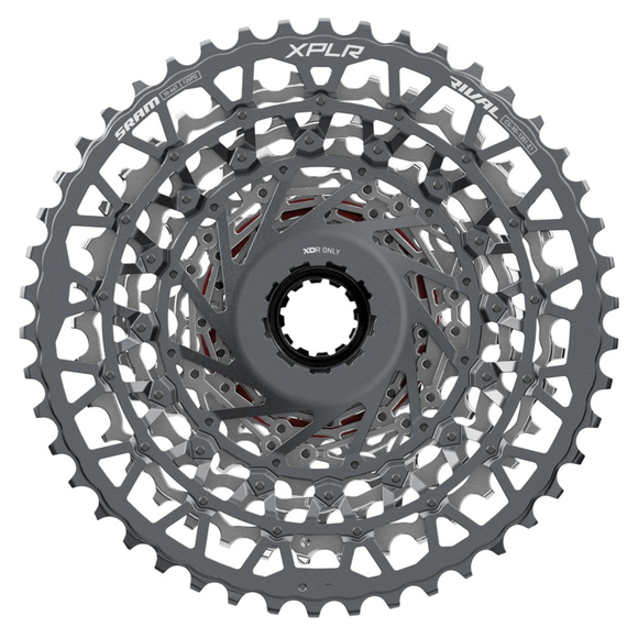 SRAM Rival XPLR XG-1351 Cassette - 13-Speed 10-46t For XDR Driver Silver E1