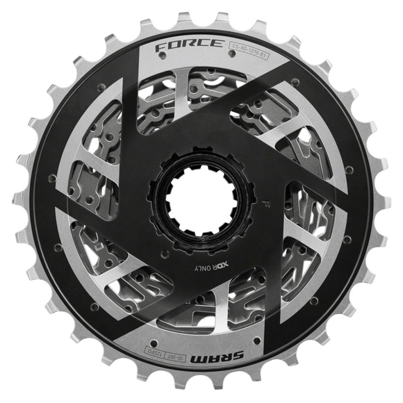 SRAM Force XG-1270 Cassette - 12-Speed Silver For XDR Driver Body E1