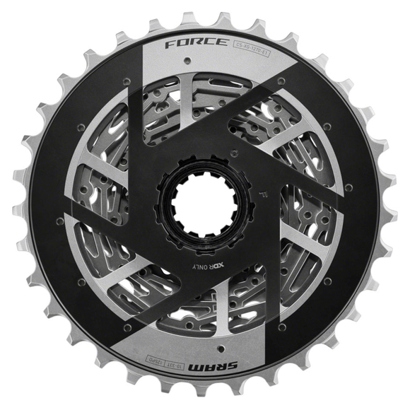 SRAM Force XG-1270 Cassette - 12-Speed Silver For XDR Driver Body E1