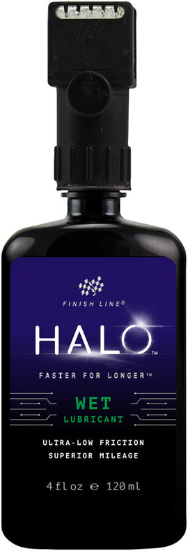 Finish Line Halo 4oz Wet Lubricant with Smart Luber - The Bikesmiths