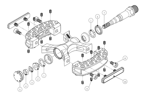 MKS Gamma Touring Gravel Pedals