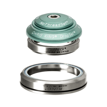 Chris King DropSet 6 Headset - 1-1/8 41/41mm 45 Deg Matte Jade Chris King