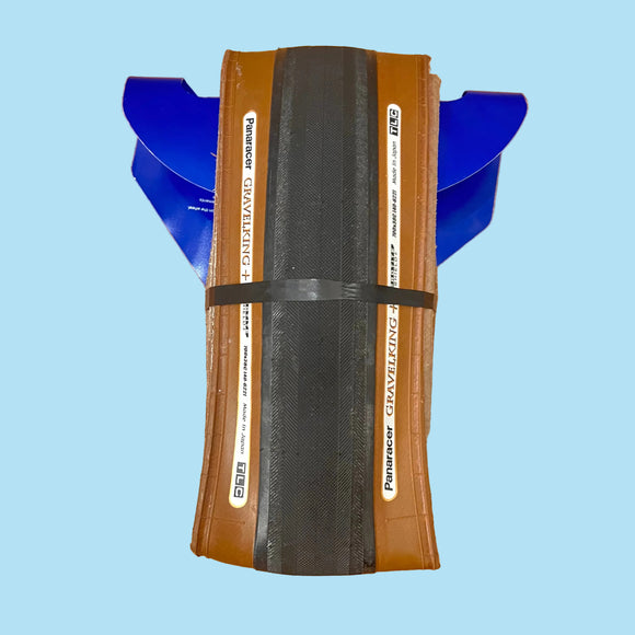 Panaracer GravelKing SLICK+ PROTITE 700c Tire 700x38 Brownwall DEMO TIRE - The Bikesmiths