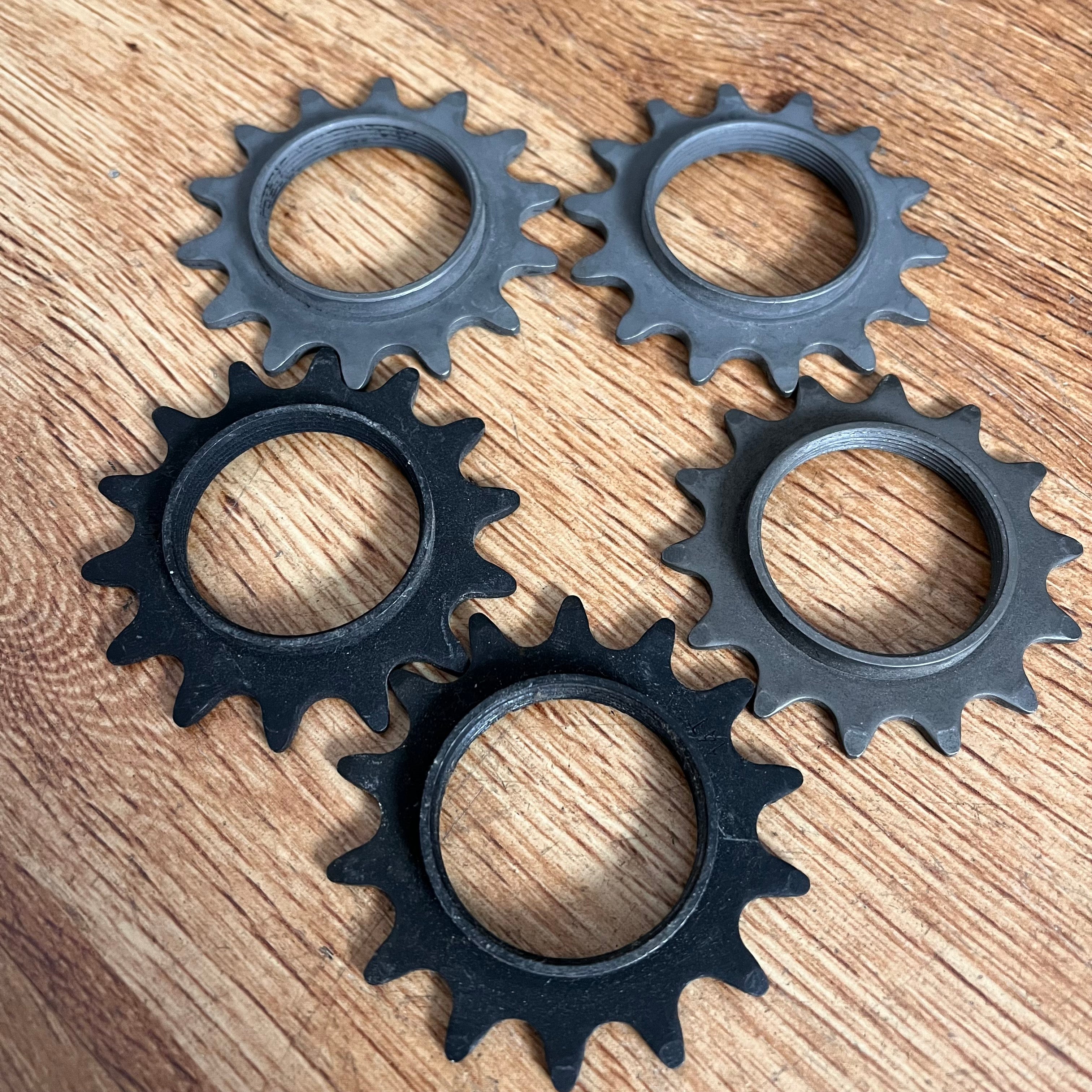 Five 14 Tooth Track Cogs