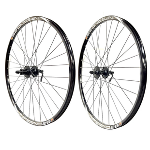 Sun Ringle Inferno 25 27.5-inch FRONT 9x100 QR REAR 10x135 QR HG 6-Bolt Disc Black Wheelset