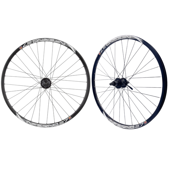 Sun Ringle 27.5-inch Inferno27 9x100 Front 10x135 Rear QR HG Type Disc Wheelset Sun Ringle
