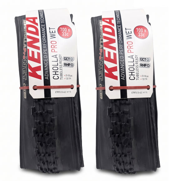 Kenda K1175 Cholla-Pro Wet 700x33 GCT RHP Tubeless Ready Tire