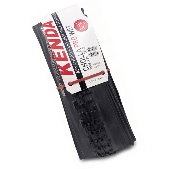 Kenda K1175 Cholla-Pro Wet 700x33 GCT RHP Tubeless Ready Tire