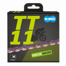 KMC TT11 11-Speed Waxed Neo Chrome Chain 118L-3