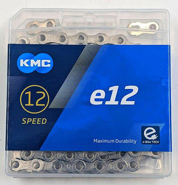 KMC e12 12-Speed e-Bike Chain 136 Links KMC